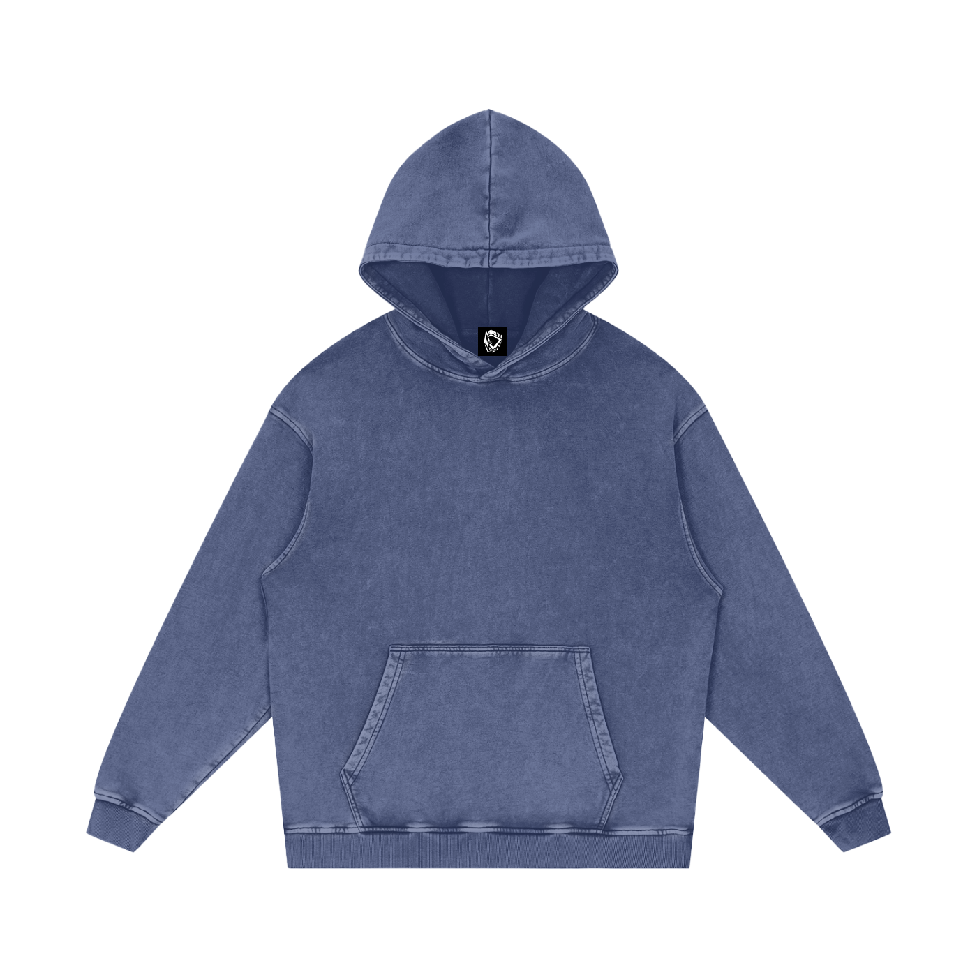 MKMSZN "Nullscapes" Inspired Snow Washed Loose Cotton Hoodie // "Unknown Design"