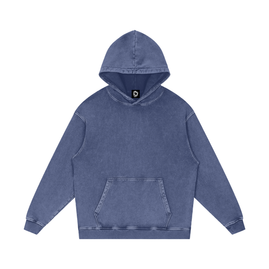 MKMSZN "Nullscapes" Inspired Snow Washed Loose Cotton Hoodie // "Unknown Design"