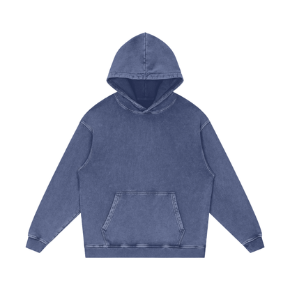 MKMSZN "Nullscapes" Inspired Snow Washed Loose Cotton Hoodie // "Unknown" Design