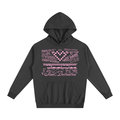 MKMSZN "Final; Destination" Inspired Oversized Essential Hoodie // Black Design